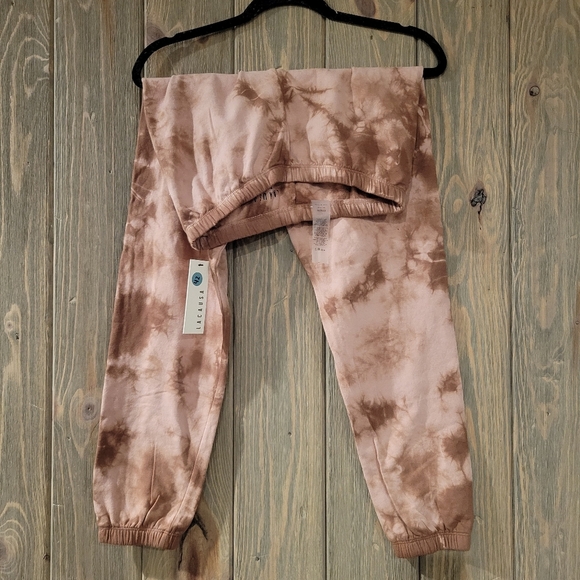 LACAUSA Pants - Anthro tie dye joggers